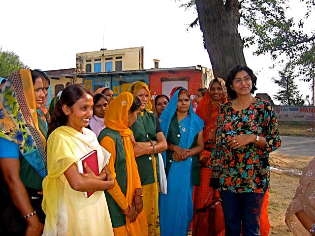 Sheela Murthy with Women's Group